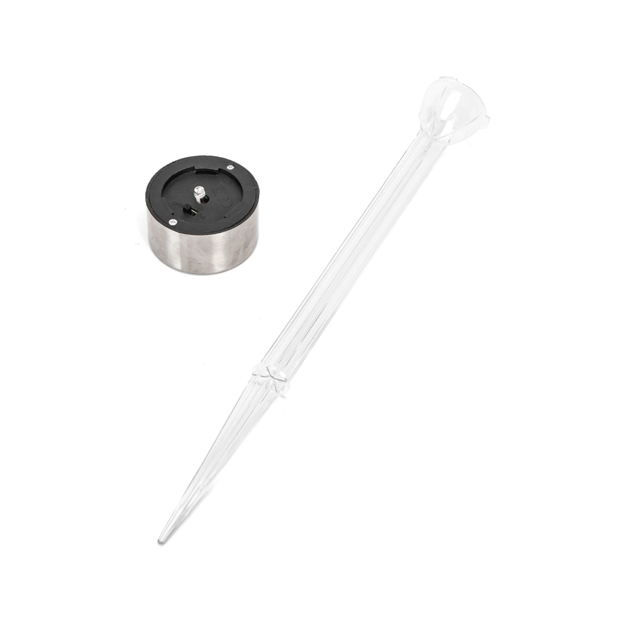 Aigostar - Світлодіодний світильник на сонячній батареї LED/0,006W/1,2V 32см матовий хром 2700K IP44