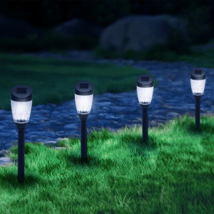 Aigostar - Світлодіодний світильник на сонячній батареї LED/0,006W/1,2V 40mAh 6500K IP44 34,5 см зірка