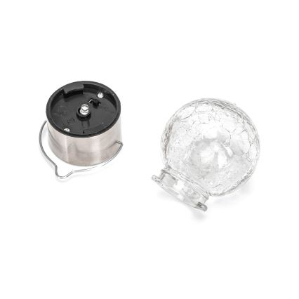 Aigostar - Світлодіодний світильник на сонячній батареї LED/0,006W/1,2V діаметр 6 см 100 mAh 6500K IP44