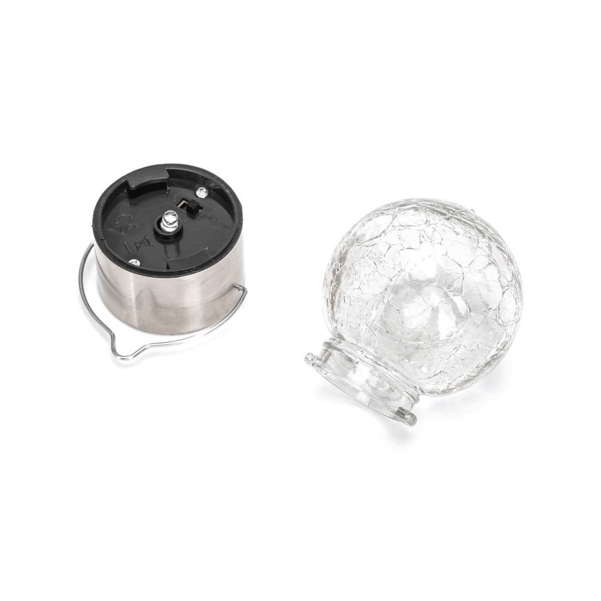 Aigostar - Світлодіодний світильник на сонячній батареї LED/0,006W/1,2V діаметр 6 см 100 mAh 6500K IP44