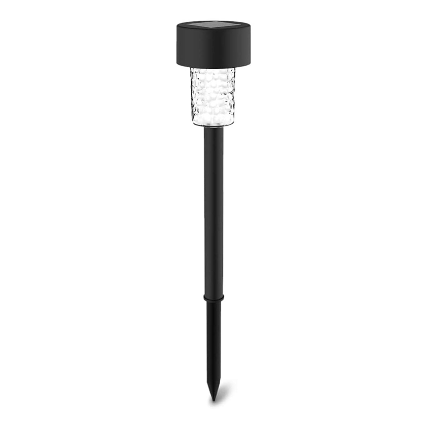 Aigostar - Світлодіодний світильник на сонячній батареї LED/0,06W/2V 32,7 см 6500K IP44 чорний