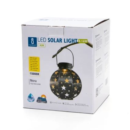 Aigostar - Світлодіодний світильник на сонячній батареї LED/0,16W/2V 3000K IP44