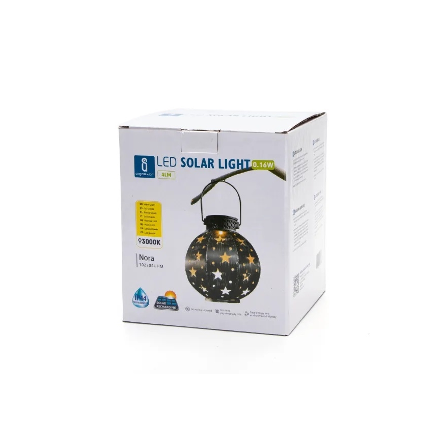 Aigostar - Світлодіодний світильник на сонячній батареї LED/0,16W/2V 3000K IP44