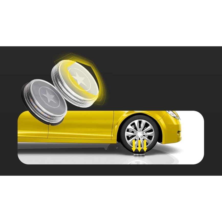 Aigostar - Світлодіодний світильник на сонячній батареї LED/0,6W/5,5V 24,5 см 500 mAh 3200K IP66 чорний