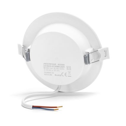 Aigostar - Світлодіодний вбудований світильник LED/6W/230V 4000K діаметр 11,8 см білий