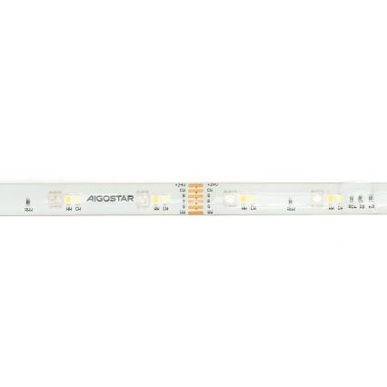 Aigostar - Світлодіодна RGBW стрічка з регулюванням яскравості 5м MESH Smart LED/24W/230V 2700-6500K + пульт дистанційного керування