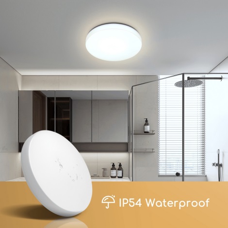 Aigostar - Світлодіодний стельовий світильник для ванної кімнати LED/18W/230V 6500K IP54