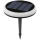 Aigostar - Світлодіодний світильник на сонячній батареї LED/0,6W/2V діаметр 16,5 см 3200K/4000K/6500K IP65 чорний