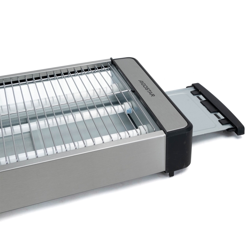 Aigostar - Тостер 840-1000W/230V матовий хром