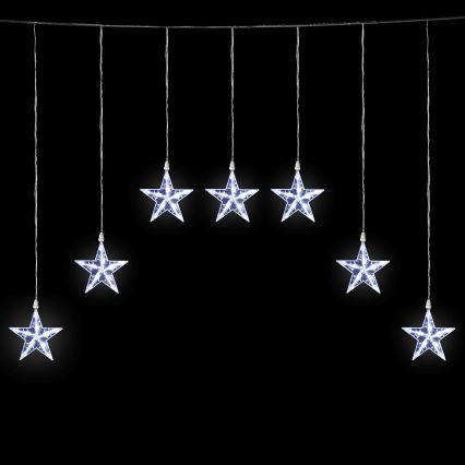 Aigostar - светодиодная уличная гирлянда, 70 светодиодов, 1,2×1 м, IP44, холодный белый, со звёздами