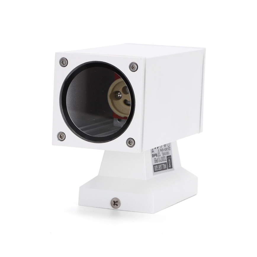 Aigostar - Уличный настенный светильник 1xGU10/230V белый IP65 угловой