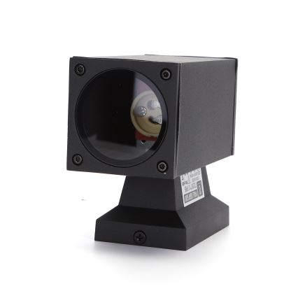 Aigostar - Уличный настенный светильник 1xGU10/230V черный IP65 угловой