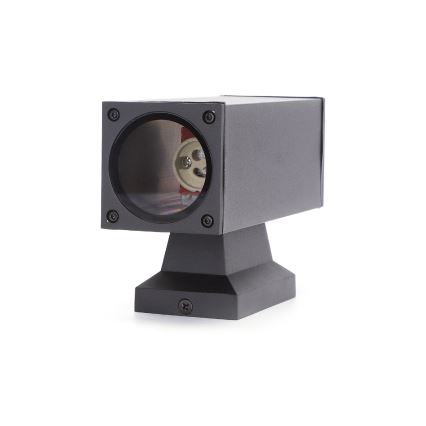 Aigostar - Уличный настенный светильник 2xGU10/230V черный IP65 угловой