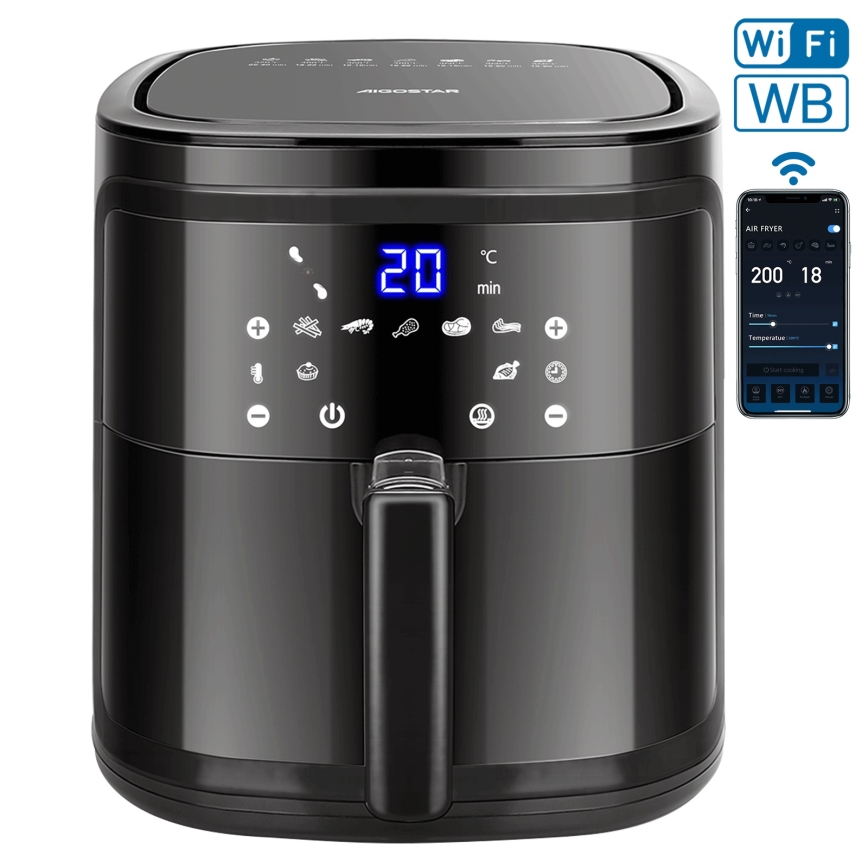 Aigostar - Умная аэрофритюрница 7 л 1900W/230V/60 мин Wi-Fi