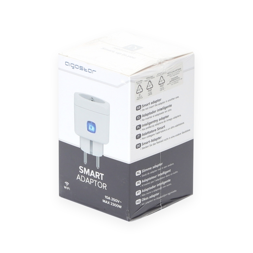 Aigostar - Умная розетка F 2300W Wi-Fi Tuya