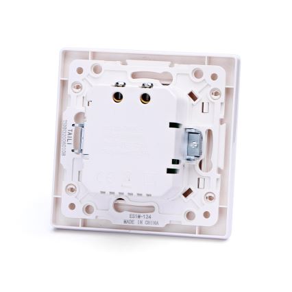Aigostar - USB-розетка в рамке, 2 порта USB-A, белая