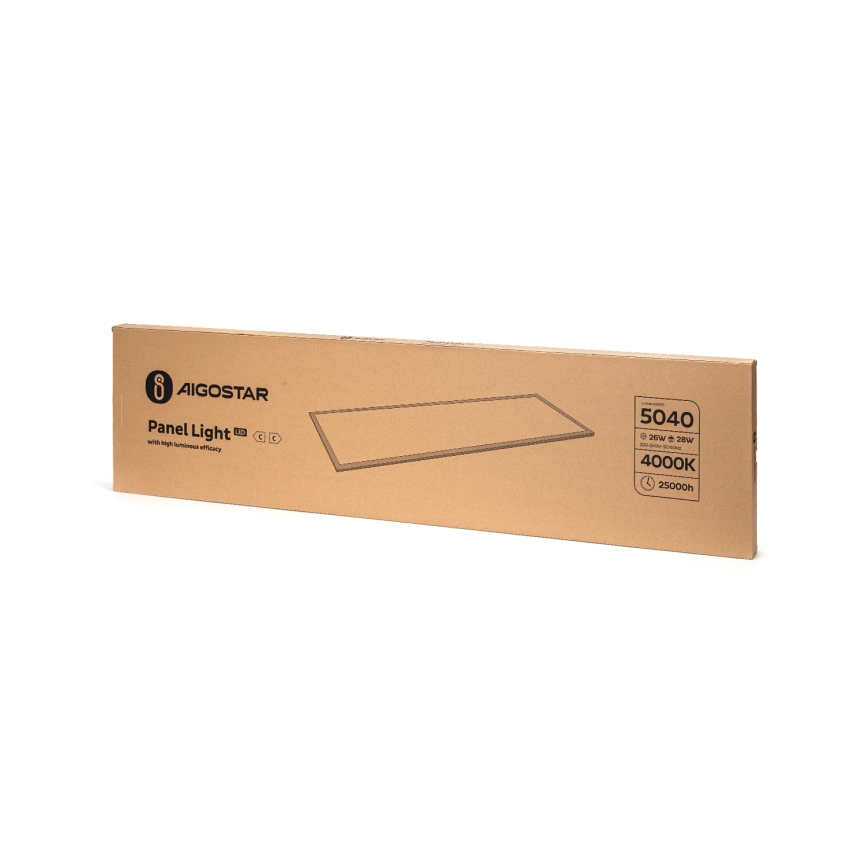 Aigostar - Вбудована стельова LED панель LED/28W/230V 120x30 см 4000K