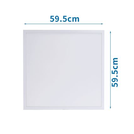 Aigostar - Вбудована стельова LED панель LED/40W/230V 6500K 60x60см білий