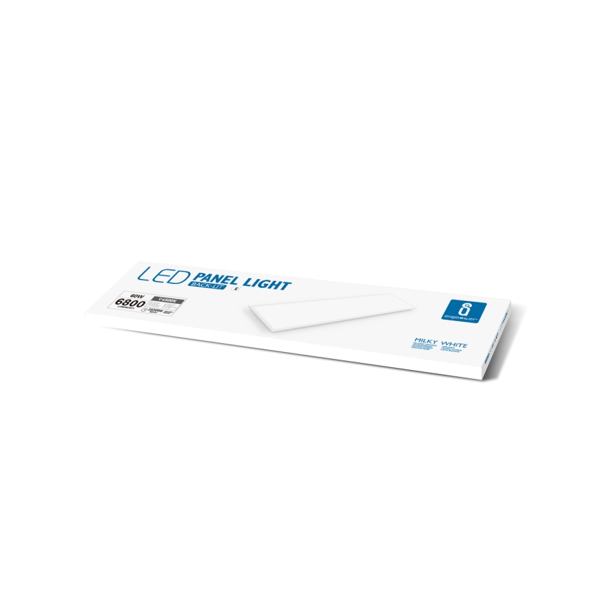 Aigostar - Вбудована стельова LED панель LED/60W/230V 6500K 120x30см білий
