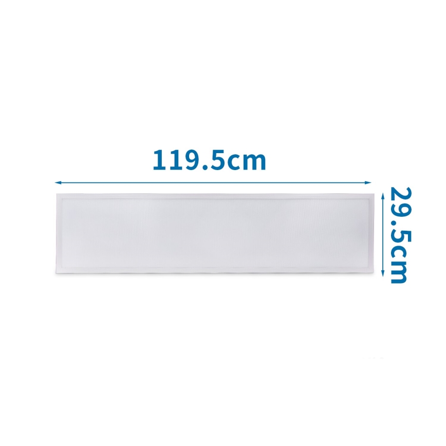 Aigostar - Вбудована стельова LED панель LED/60W/230V 6500K 120x30см білий