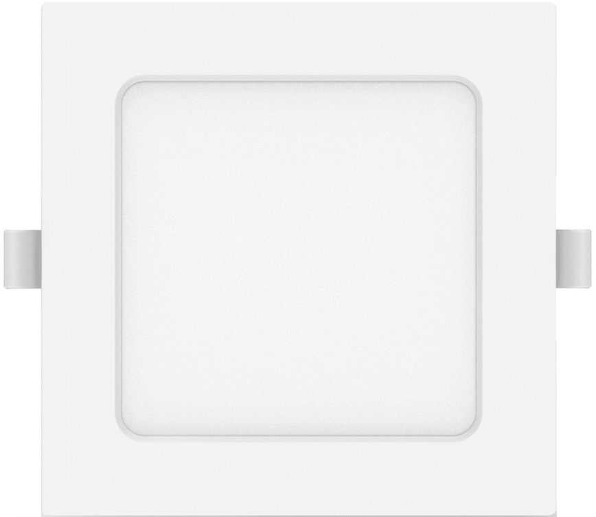 Айгостар - вбудований світлодіодний світильник, 6 Вт, 230 В, 3000 К, 12×12 см, білий