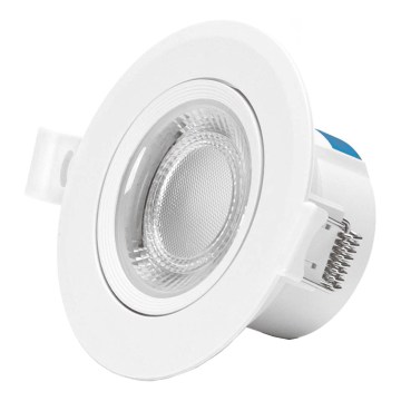 Aigostar - вбудований світлодіодний світильник LED/7W/230V 3000K діам. 8,5 см теплий білий
