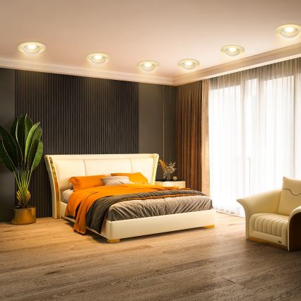 Aigostar - вбудований точковий світильник LED/5W/230V 3000K діам. 8,5 см білий