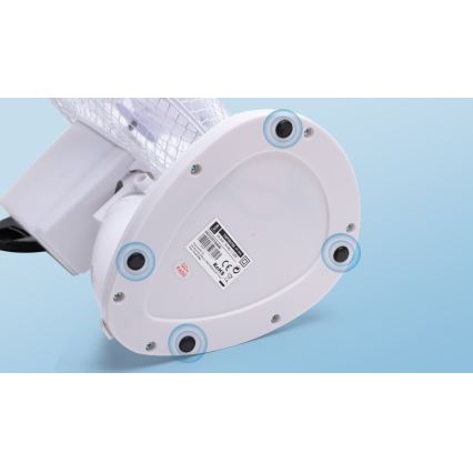 Aigostar - Вентилятор настільний 22W/230V 27 см білий