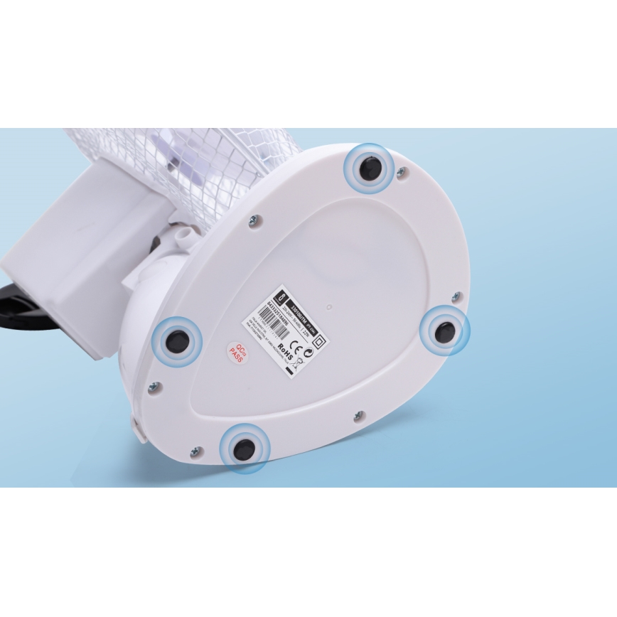 Aigostar - Вентилятор настільний 22W/230V 27 см білий