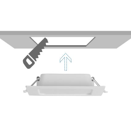 Aigostar - встраиваемый потолочный LED-светильник LED/6Вт/230В 6500K 12x12 см белый