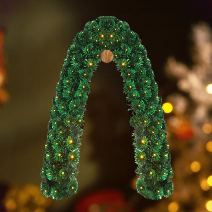 Aigostar - LED Зовнішня різдвяна декорація 112xLED/3,6W/230V 2m IP44 теплий білий