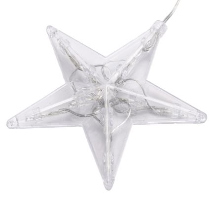 Aigostar - LED вулична різдвяна гірлянда 70xLED 1,2x1m IP44 холодне біле світло, зі зірками