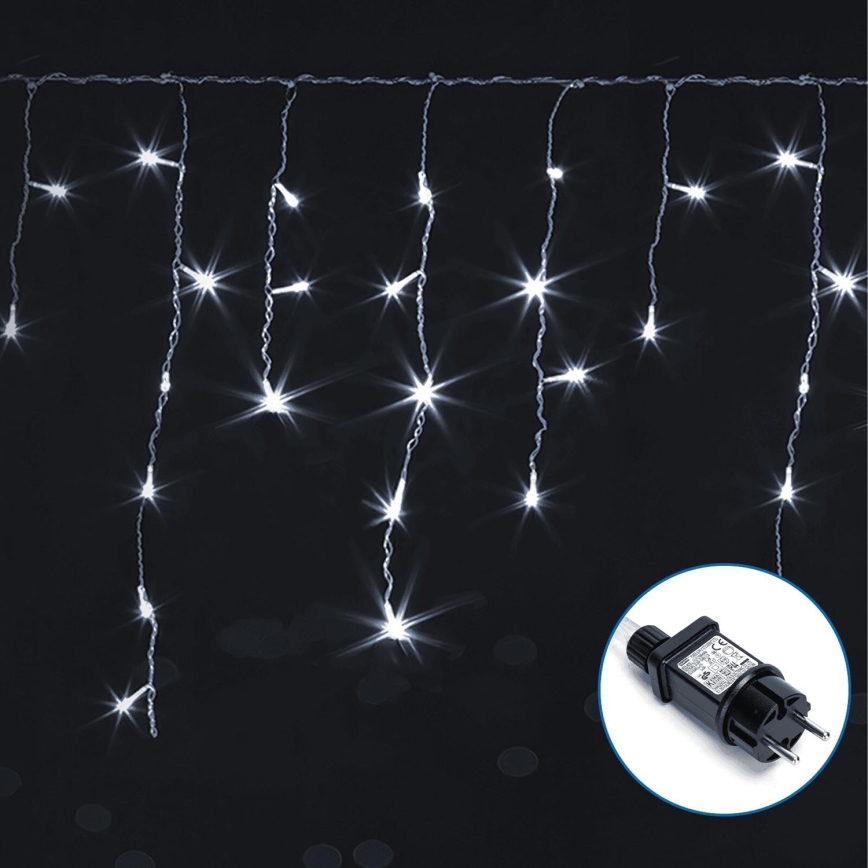 Aigostar - Вулична декоративна LED гірлянда 75xLED/6W/230V 15x0,6м IP44 холодний білий