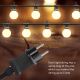 Aigostar - Вулична декоративна LED гірлянда 10xLED/8м IP44 теплий білий
