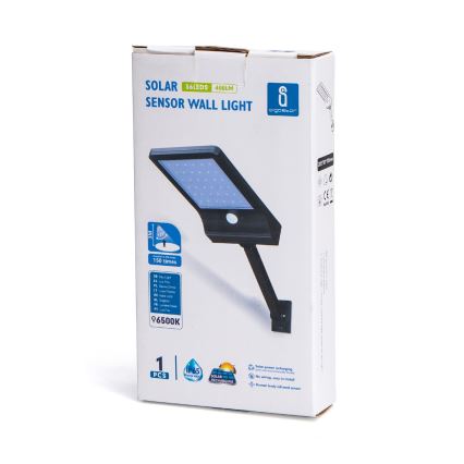 Aigostar - Вулична LED лампа на сонячній батареї з датчиком LED/2,3W/5,5V 1800 mAh IP65