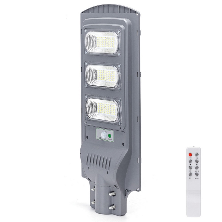 Aigostar - Вулична LED лампа на сонячній батареї з датчиком руху та сутінків LED/150W/3,2V 15000mAh IP65 6500K + пульт дистанційного керування