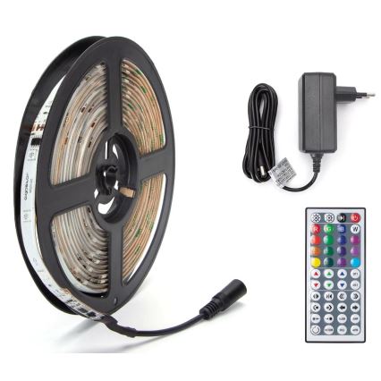 Aigostar - Вулична світлодіодна RGB стрічка з регулюванням яскравості 5м LED/24W/12/230V IP65 + ДК