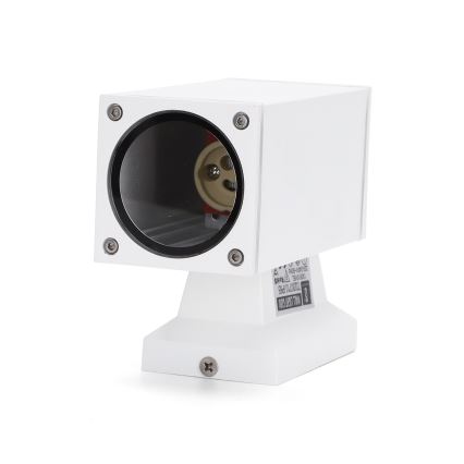 Aigostar - Вуличний настінний світильник 1xGU10/230V білий IP65 квадратний