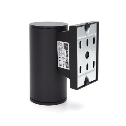 Aigostar - Вуличний настінний світильник 1xGU10/230V чорний IP65 круглий