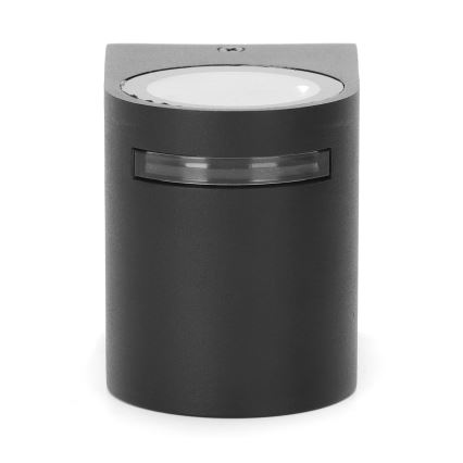 Aigostar - Вуличний настінний світильник 1xGU10/35W/230V чорний IP54