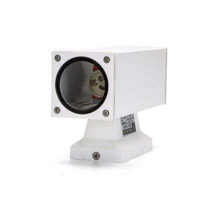 Aigostar - Вуличний настінний світильник 2xGU10/230V білий IP65 квадратний