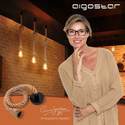Aigostar - Зарядный кабель 1xE27/60W/230V