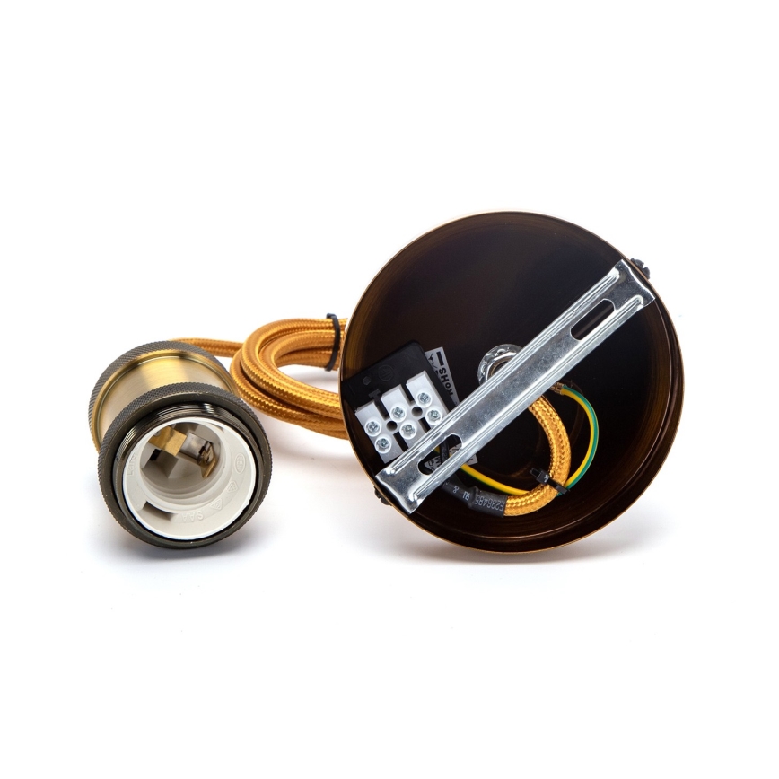 Aigostar - Зарядный кабель 1xE27/60W/230V золотой