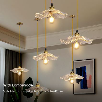 Aigostar - Зарядный кабель 1xE27/60W/230V золотой