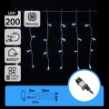 Aigostar - зовнішня LED-гірлянда 200xLED/3,6W/230V/8 функцій 10x0,4m IP44 холодне біле