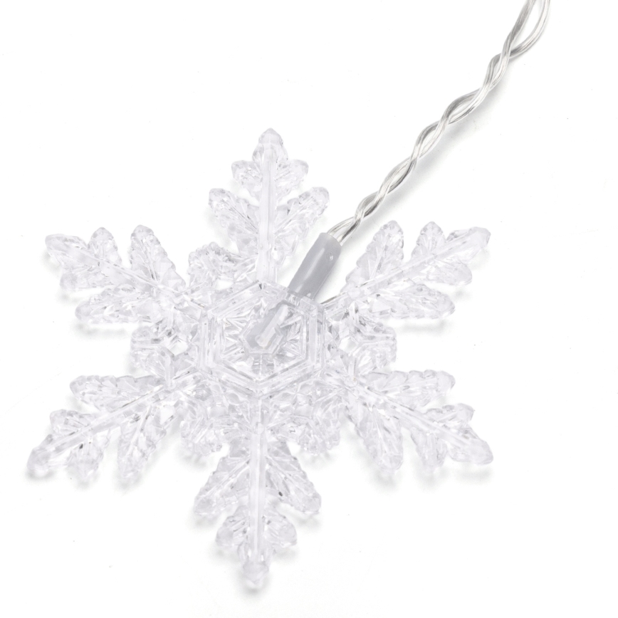 Aigostar - LED-зовнішня різдвяна гірлянда, 120 світлодіодів / 8 режимів, 3×0,7 м, IP44, тепле біле світло, з пультом дистанційного керування