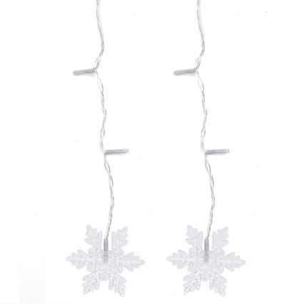 Aigostar - LED-зовнішня різдвяна гірлянда, 120 світлодіодів / 8 режимів, 3×0,7 м, IP44, тепле біле світло, з пультом дистанційного керування