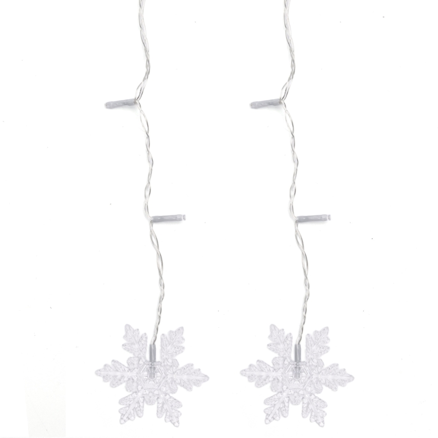 Aigostar - LED-зовнішня різдвяна гірлянда, 120 світлодіодів / 8 режимів, 3×0,7 м, IP44, тепле біле світло, з пультом дистанційного керування