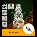 Aigostar - зовнішня різдвяна LED-декорація LED/3,6W/31/230V 2700K 60 см IP44 сніговик