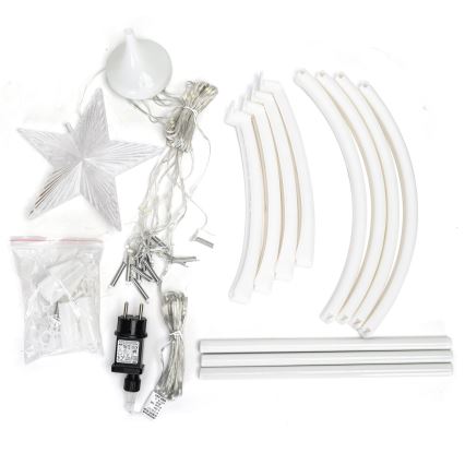 Aigostar - Зовнішня різдвяна LED-прикраса LED/3,6W/230V 120 cm IP44 холодний білий